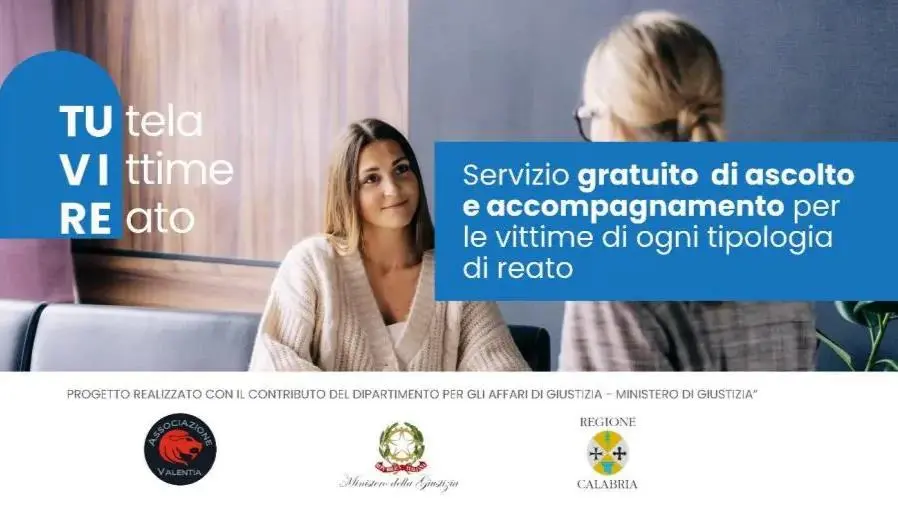 Vibo Valentia, al via il progetto “TU.VI.RE.” – Sportelli di Tutela per le Vittime di Reato