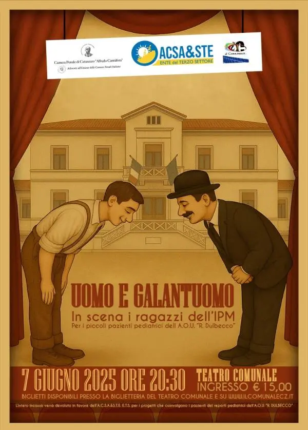 images Catanzaro ospita “Quando il teatro diventa cura: giovani detenuti in aiuto dei piccoli pazienti” 