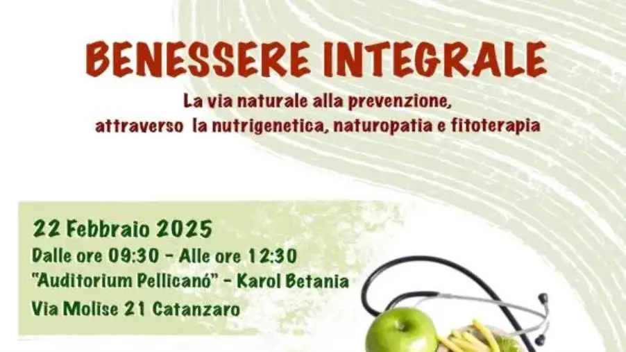 images "Benessere Integrale", nutrigenetica naturopatia e fitoterapia: incontro con il dottor Guzzo a Catanzaro