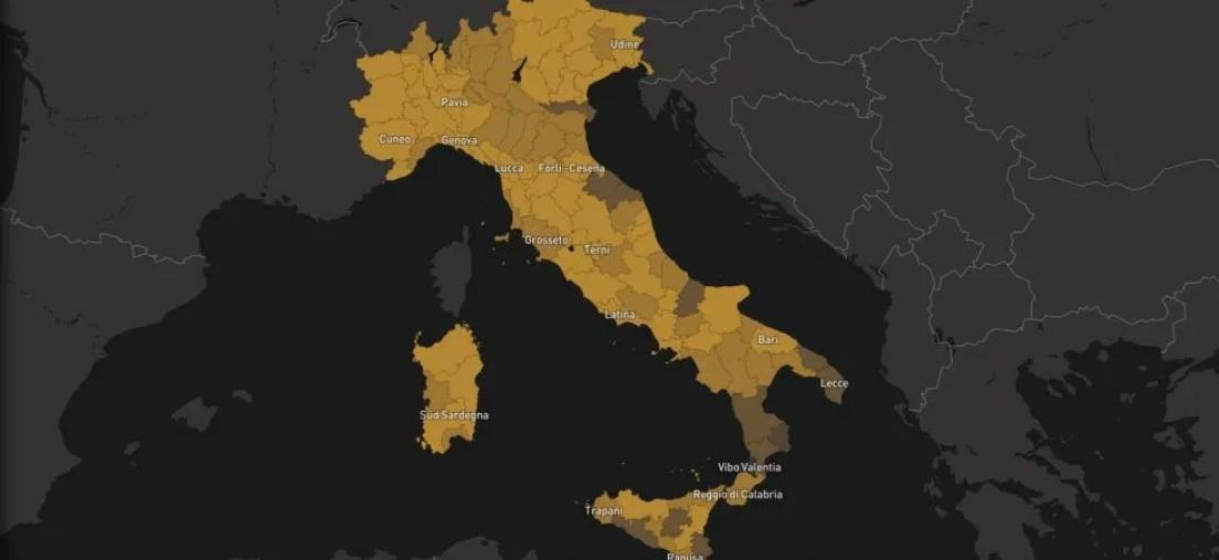 images Un sito calcola le probabilità di incontrare un positivo ad un evento: nelle città calabresi il rischio è basso