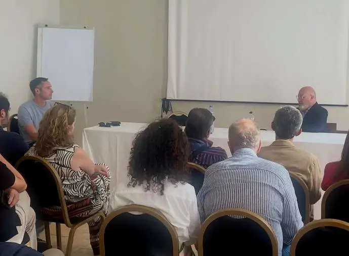 images PD, a Lamezia Terme incontro fra Alecci e Stefano Bonaccini 
