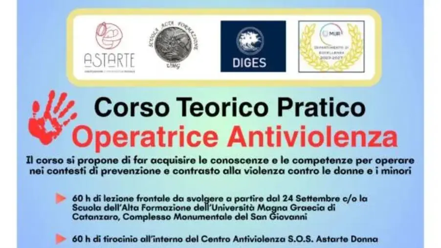 A settembre al via il secondo corso per Operatrice Antiviolenza organizzato da Astarte 