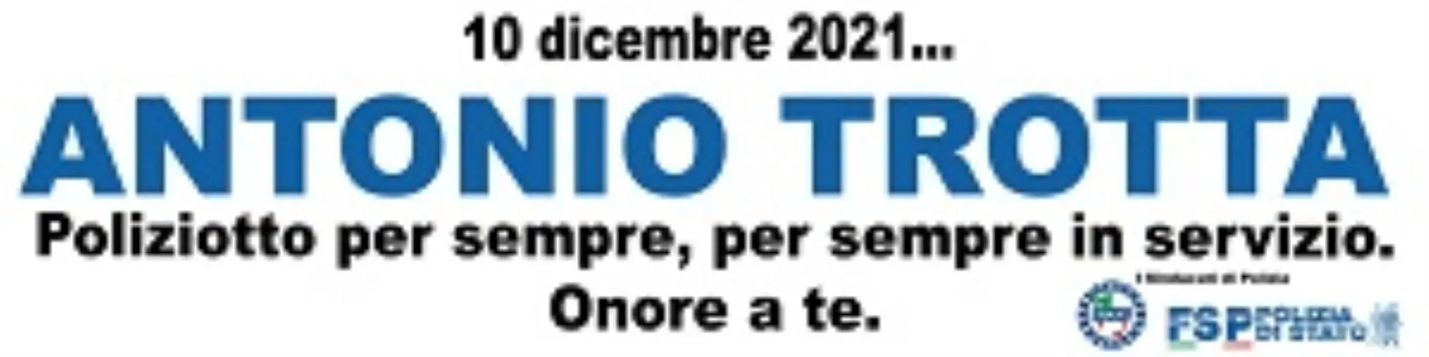 images Catanzaro-Foggia, Siulp e Fsp chiedono di poter esporre uno striscione per ricordare il Commissario Trotta