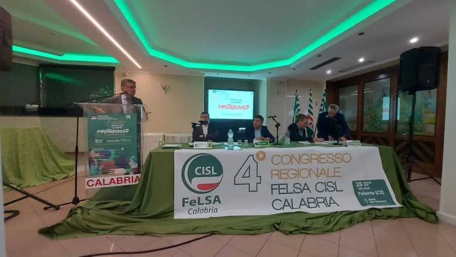 images IV Congresso regionale FeLSA CISL Calabria: a Falerna giornata di partecipazione, verità e impegno