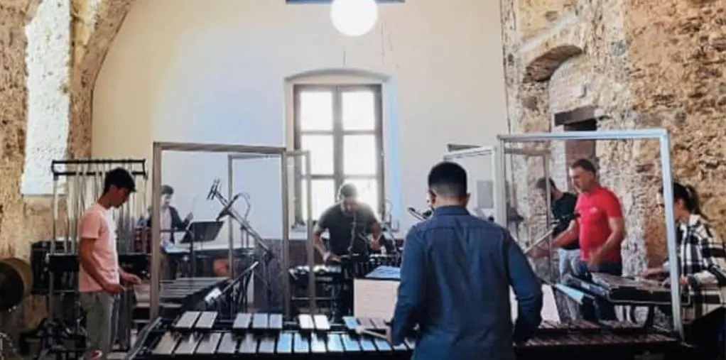 AMA Calabria, concerto dei Percussionisti del Torrefranca alla Sala Convento ex Gesuiti di Vibo 