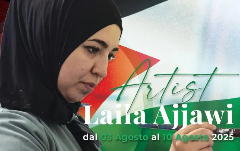 images La street artist palestinese Laila Ajjawi al LuceFest di Magisano: l’arte veicolo di pace e solidarietà