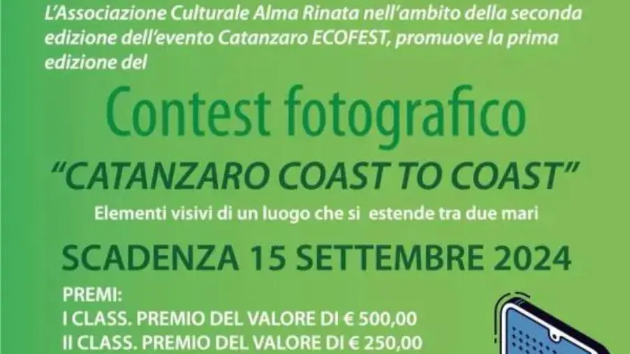 EcoFest, a via il contest fotografico "Catanzaro coast to coast"