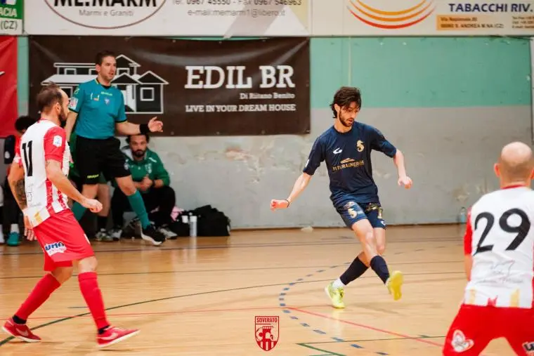Andrea Alì saluta il Soverato Futsal