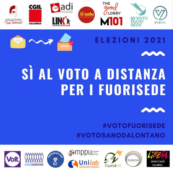 images #Votosanodalontano, sabato l'evento online delle associazioni che sostengono il diritto di voto a distanza