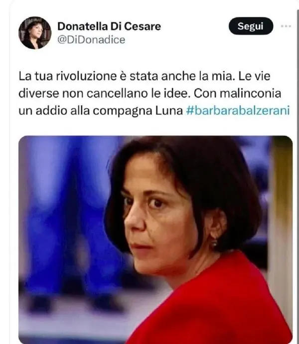 Pietropaolo: "Tridico rilegga tweet Di Cesare e chieda scusa a famiglie vittime Br"