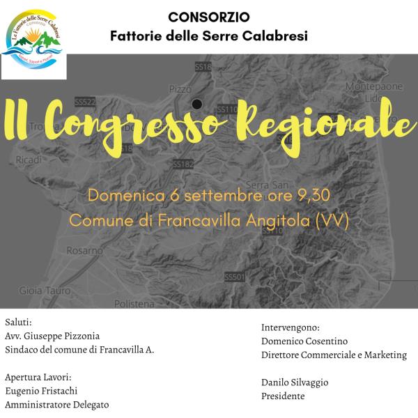 images A settembre il congresso regionale del consorzio fattorie delle Serre calabresi