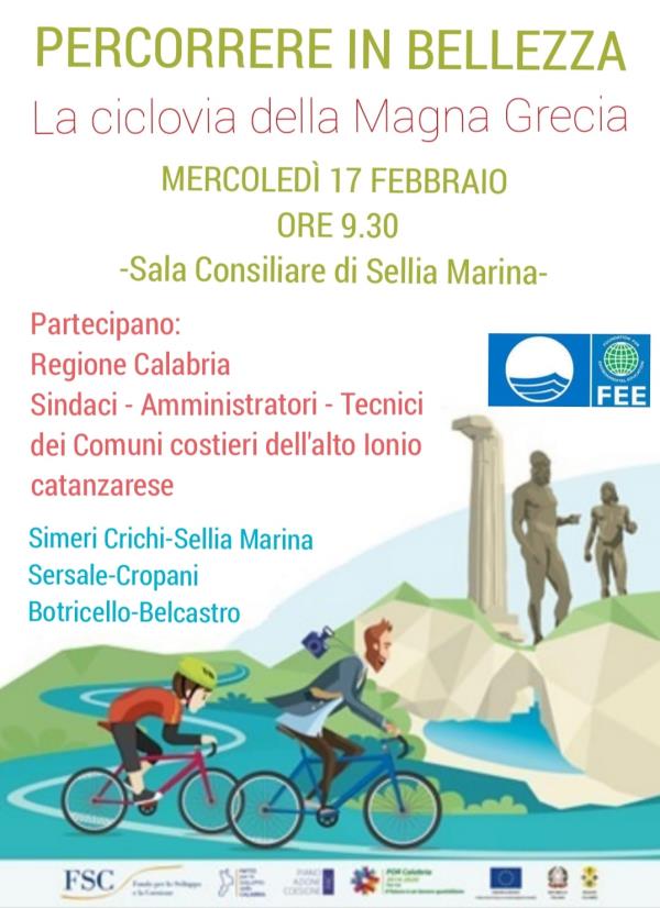 images Ciclovia della Magna Grecia, domani a Sellia Marina la presentazione del progetto