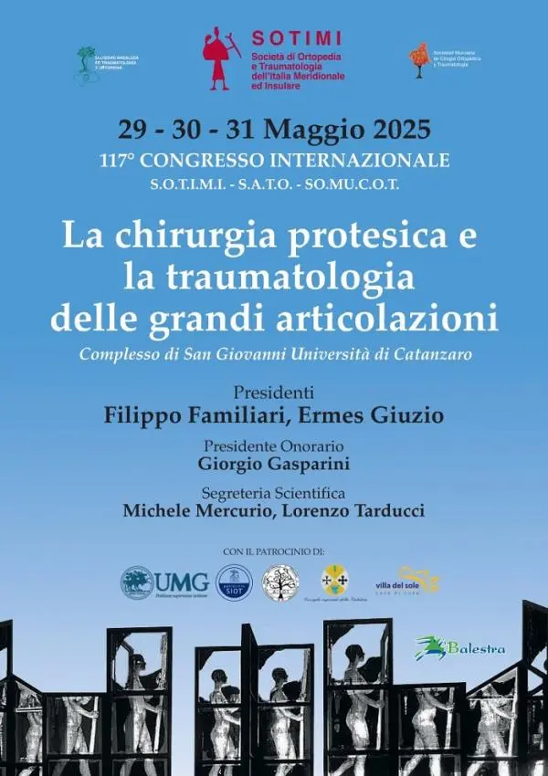 A Catanzaro il 117° Congresso Internazionale Sotimi, Sato e Somucot
