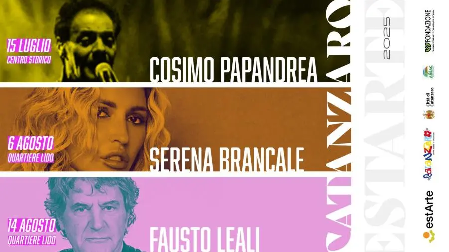 EstArte a Catanzaro: Brancale, Papandrea e Leali i primi nomi dell’estate