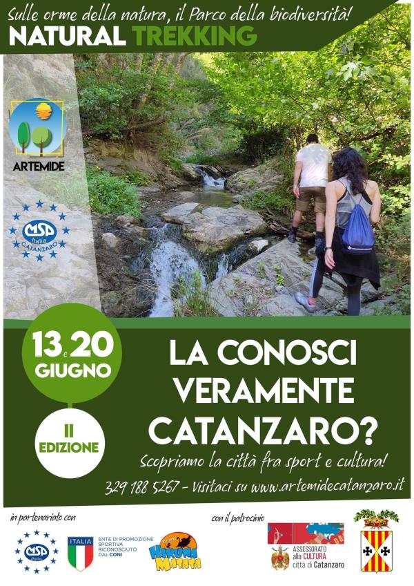 images Catanzaro. Il 13 e 20 giugno torna Natural trekking al Parco della Biodiversità mediterranea