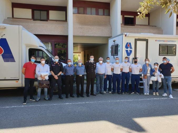 images Scuola Allievi Carabinieri di Reggio Calabria e Avis insieme per la donazione del sangue 