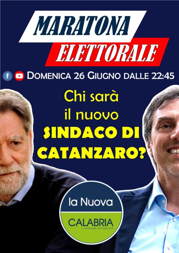 images Ballottaggio Catanzaro, dalle 22,45 la maratona elettorale de "La Nuova Calabria" 