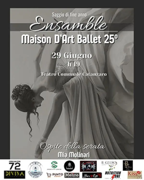 A Catanzaro grande attesa per “Ensamble”, lo spettacolo di fine anno della Maison D’Art Ballet