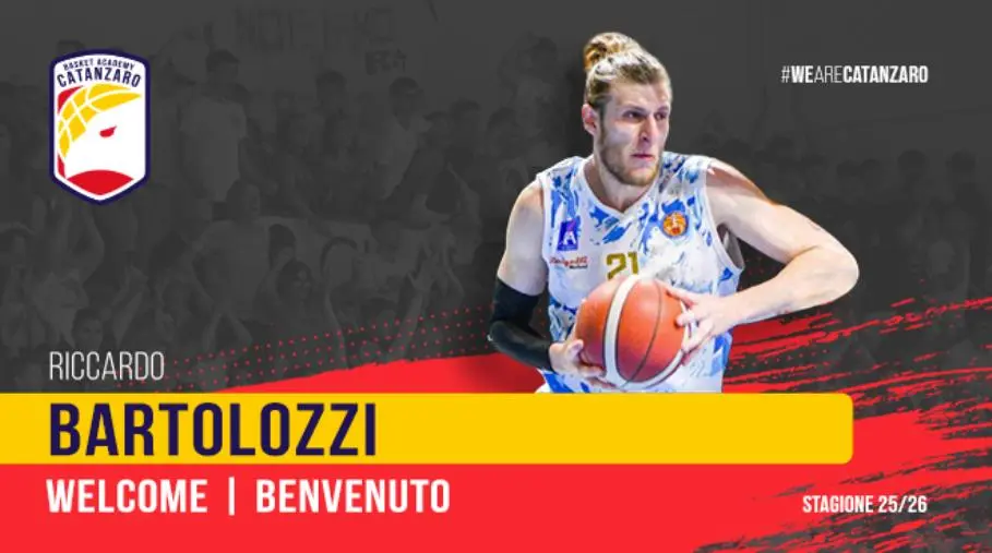 Basket Academy, chiuso il mercato con la firma del lungo Riccardo Bartolozzi