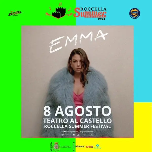 Roccella Summer Festival e Tirreno Festival, arriva Emma: live il 7 agosto a Diamante e l’8 agosto a Roccella