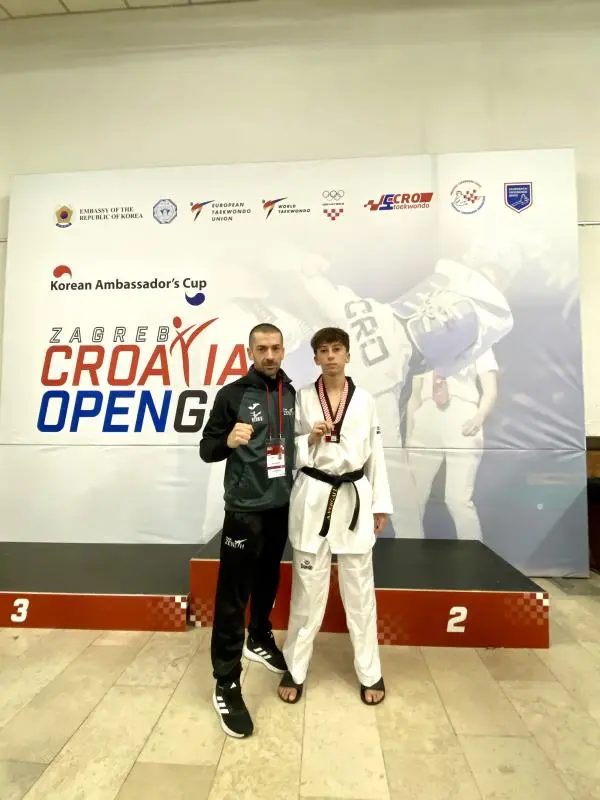 Taekwondo, Vergallo della Zenith sul podio in Croazia 