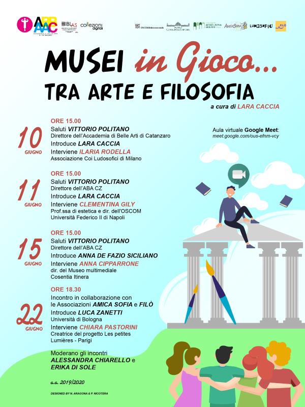 images "Musei in Gioco... tra Arte e Filosofia". Il webinar organizzato dall'Accademia delle Belle Arti di Catanzaro