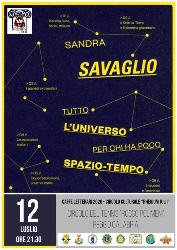images L'assessore Savaglio all'inaugurazione della stagione dei Caffè letterari a Reggio Calabria