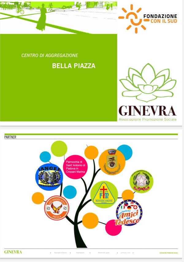 A Cropani nasce il centro di aggregazione "Bella piazza" finanziato da "Fondazione del sud"
