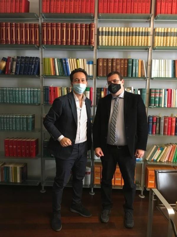I complimenti del consigliere Pitaro all'ingegnere catanzarese premiato dal ministro del Lavoro 