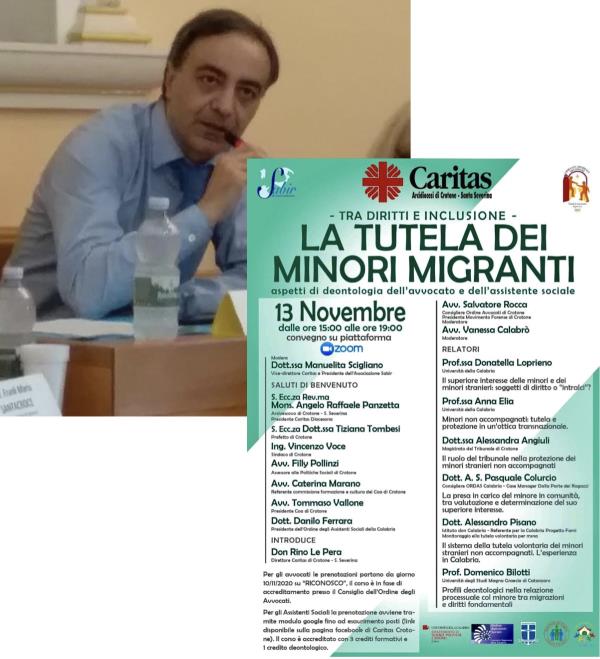 images Giustizia e sociale. L’avv. Rocca (MF) tra i promotori del convegno “Minori migranti tra diritti e inclusione”