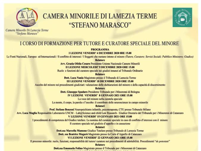 images Primo corso di formazione per tutore e curatore speciale del minore alla Camera minorile di Lamezia Terme. Entro venerdì la domanda di partecipazione