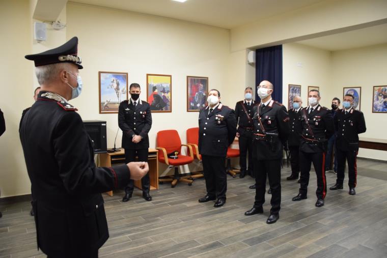 images Il Comandante della Legione Carabinieri Calabria ha fatto visita al Comando Provinciale di Crotone