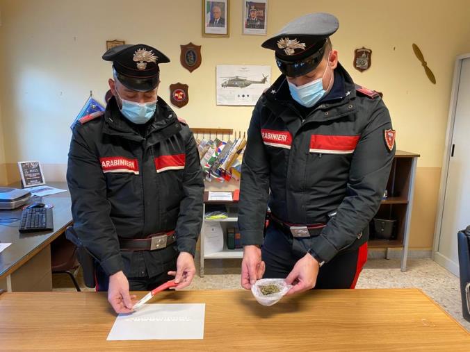 images Cirò Marina, i carabinieri fermano due persone in auto: uno aveva un coltello, l'altro droga