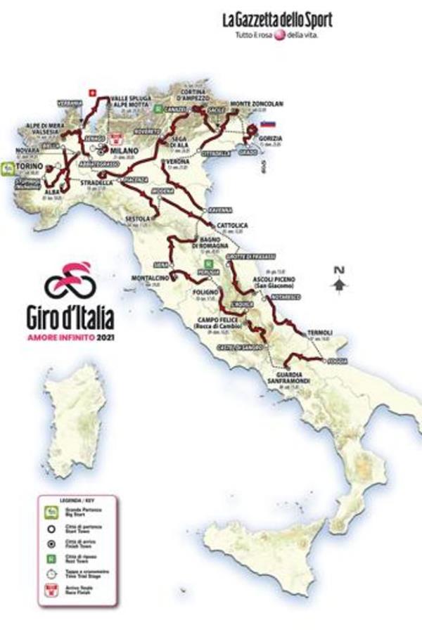 images Giro d’Italia 2021: la carovana rosa non passerà dalla Calabria 