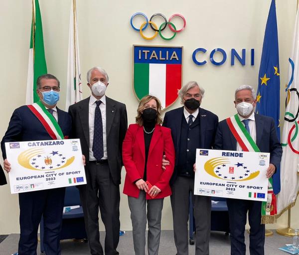 images Vono (Iv): "La candidatura di Catanzaro e Rende come città europee dello Sport è un segnale importante per tutto il sud"