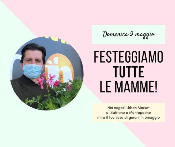 Festa della mamma. Sgrò (Naturium) festeggia a Satriano e Montepaone Lido regalando una pianta di gerani