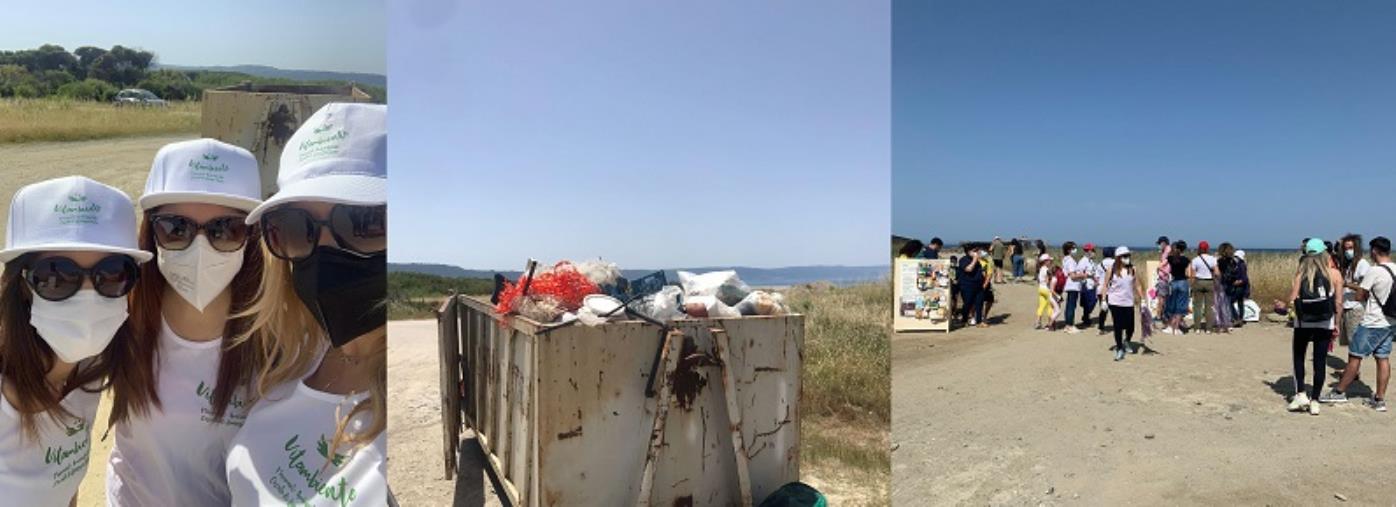 images Plastic free. Vitambiente ripulisce la costa lametina: oltre 400 chili di rifiuti raccolti
