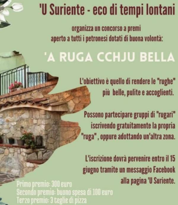 images  A Petronà tutto pronto per "A Ruga cchju bella", il concorso dell'associazione 'U Suriente
