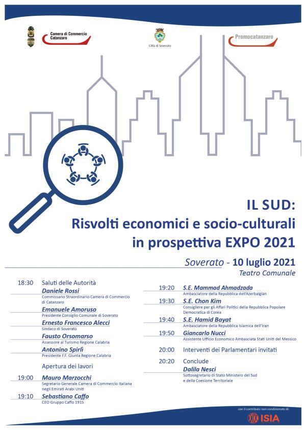images L’Expo di Dubai e gli scambi con l’estero al centro del forum di sabato della Camera di Commercio di Catanzaro