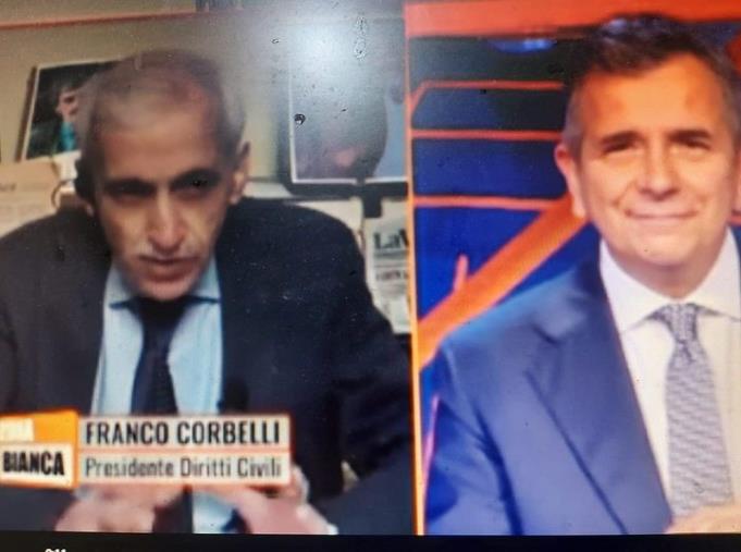 images Corbelli (Diritti Civili) protagonista di nuovo a Zona Bianca: "Non contro il siero, ma a difesa della libertà di scelta”