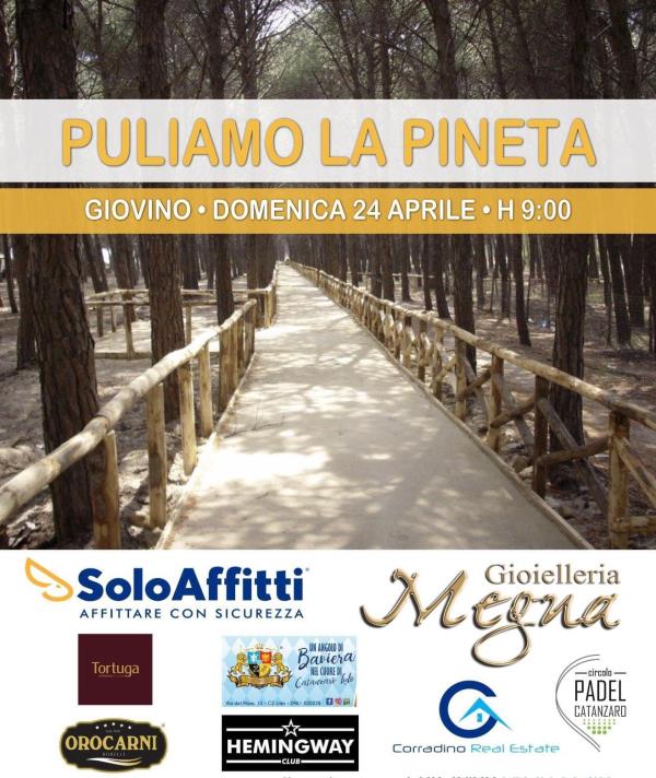 images “Puliamo La Pineta”: appuntamento per domenica a Giovino