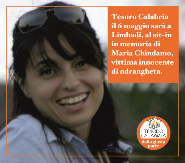 images Tesoro Calabria parteciperà al sit-in in memoria di Maria Chindamo  