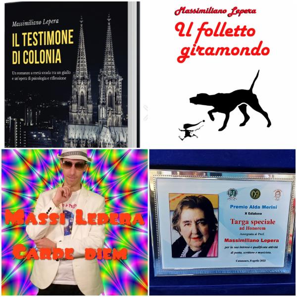 images Catanzaro, nuovo disco e 2 romanzi per Massimiliano Lepera: targa ad honorem per l’attività musicale e letteraria