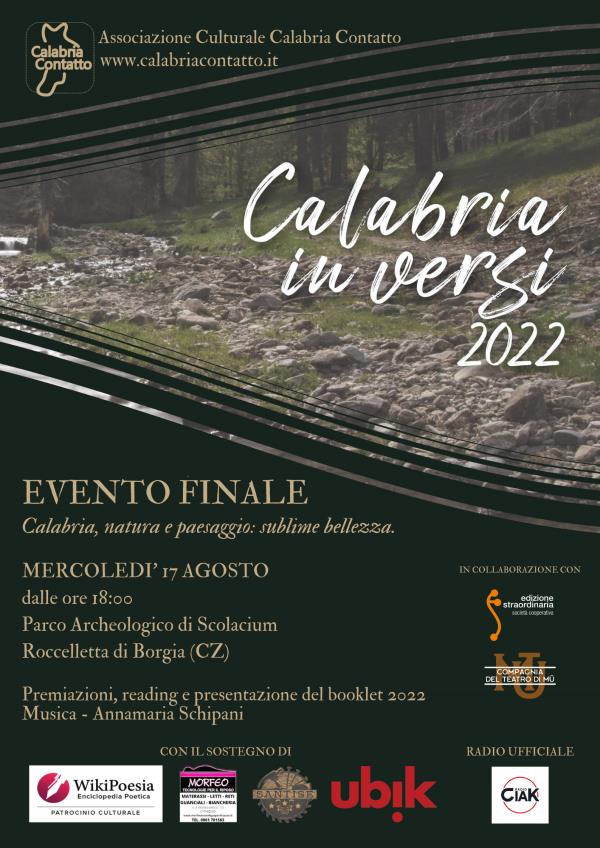 images "Calabria in versi", il 17 agosto a Scolacium l'evento finale della IV edizione del Concorso Letterario 