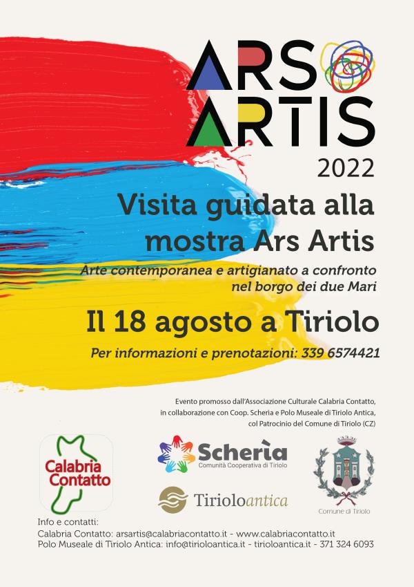 images Arte contemporanea e tradizioni si incontrano a Tiriolo:  il 18 agosto visita guidata alla mostra Ars Artis