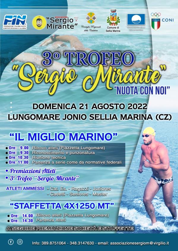 images Sellia Marina, terzo trofeo “Sergio Mirante/Nuota con noi”: appuntamento il 21 agosto 