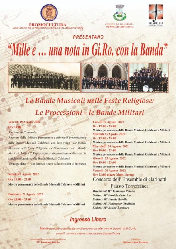 images "Mille e una nota….."  Filadelfia ospita una mostra musicale