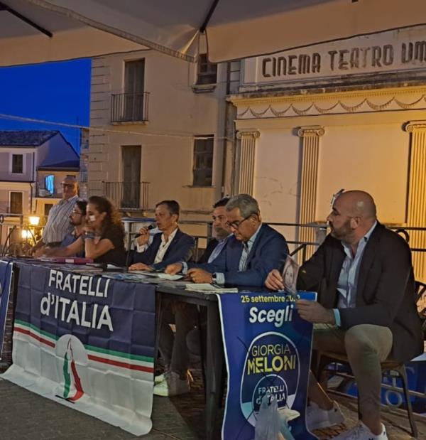 images Politiche, FdI presenta i 25 punti del suo programma a Lamezia Terme 