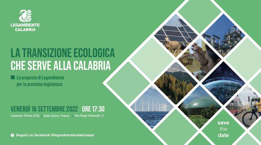 images Transizione ecologica, le proposte di Legambiente: venerdì 16 l'incontro Lamezia Terme
