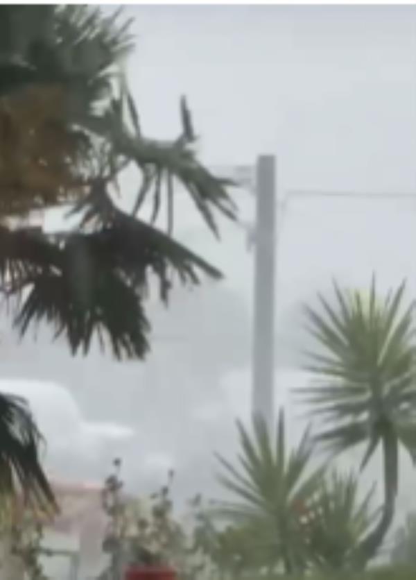 images Arriva il maltempo: in località Ruggero, a Sellia marina, vento forte e pioggia battente